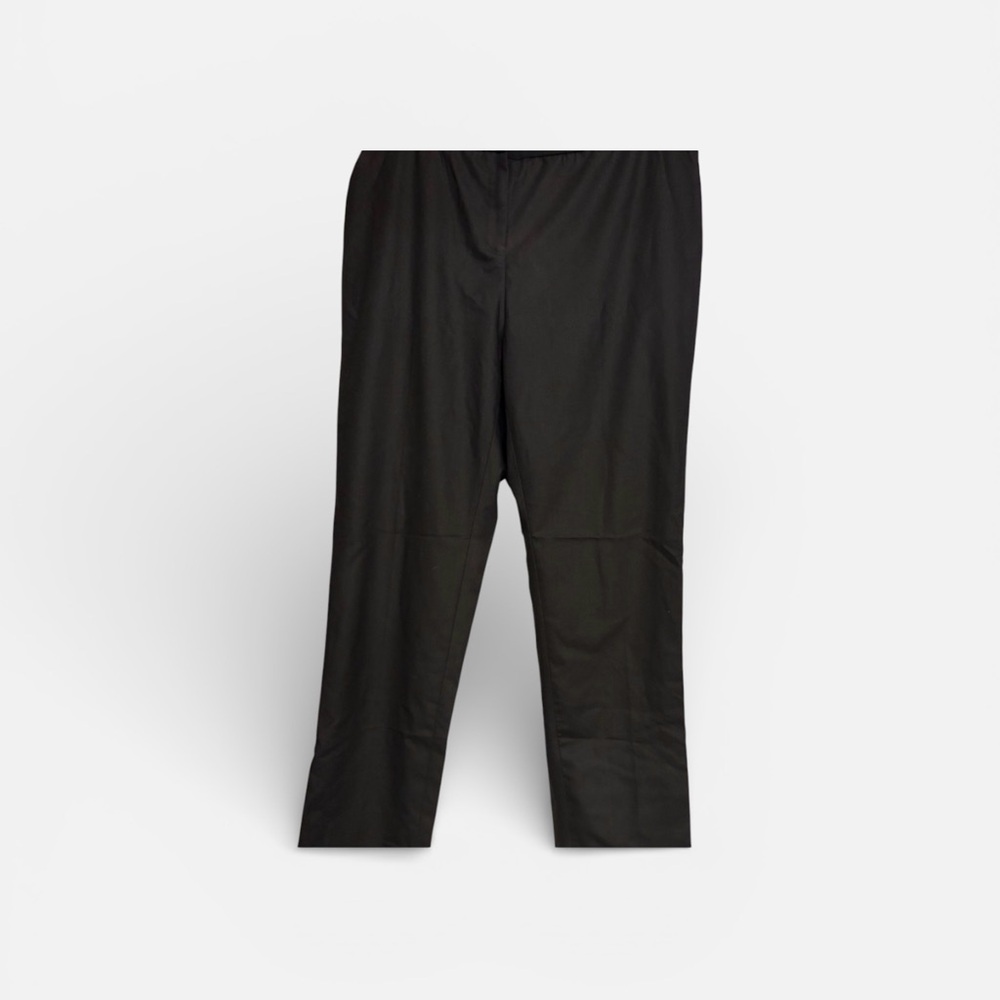 Vivienne Tam Career Black Straight Leg Pants
